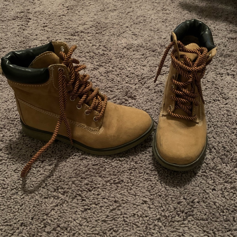 Tan boots